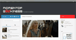 Desktop Screenshot of momentofgeekiness.com